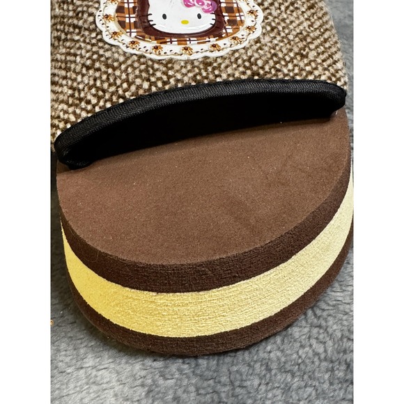 Hello Kitty Shoes Womens Size 6/7 Platform Slides Slippers Plush Kawaii Cute - Picture 5 of 11